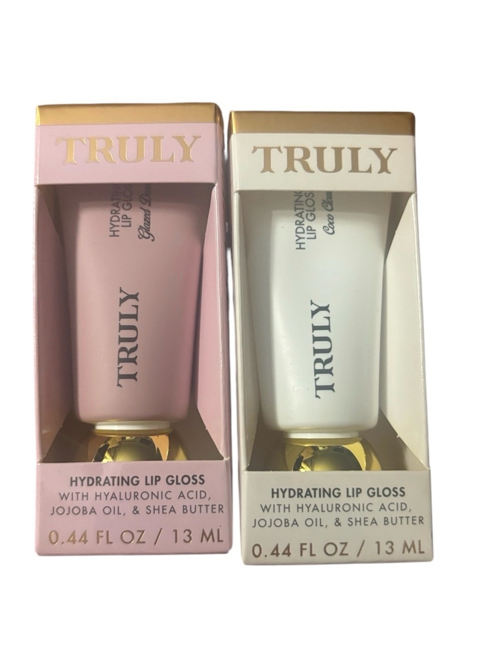 Bundle of 2 TRULY Lip Glosses – Glazed Donut & Coco Cloud 💖